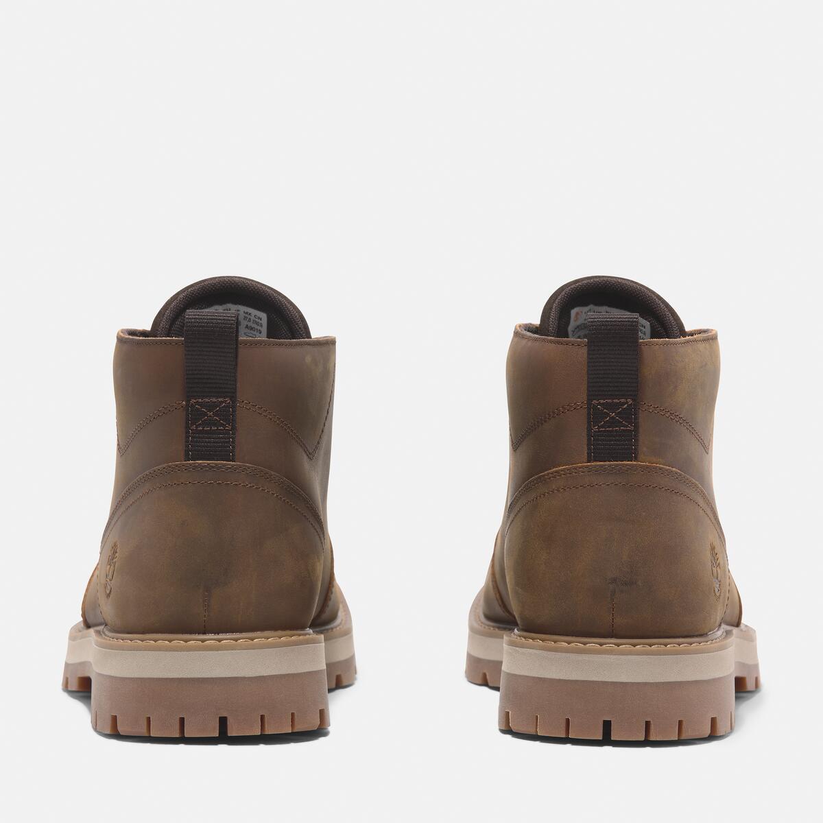 Buy Men's Britton Road Waterproof Chukka in Rust Full Grain