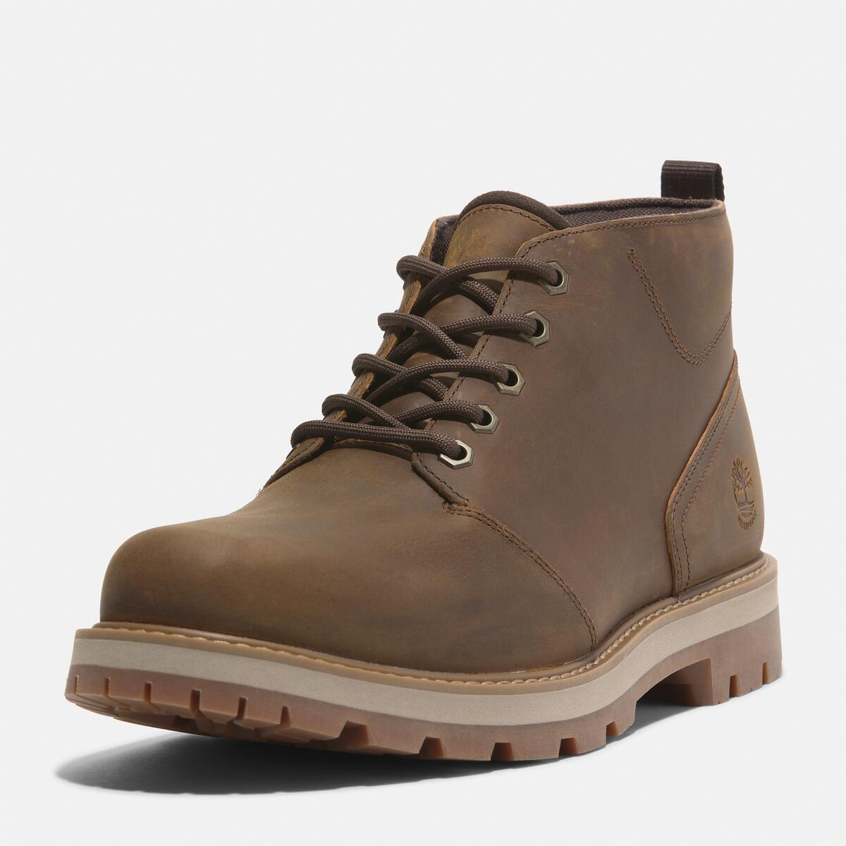 TIMBERLAND Men's Britton Road Waterproof Chukka Rust Full Grain - Image 9