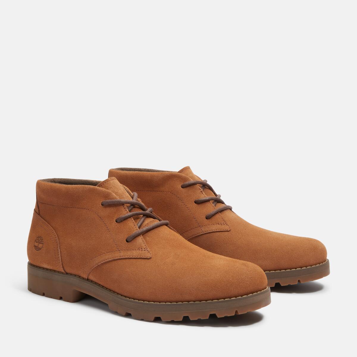 TIMBERLAND Men's Britton Square Mid Rust Suede - Image 2