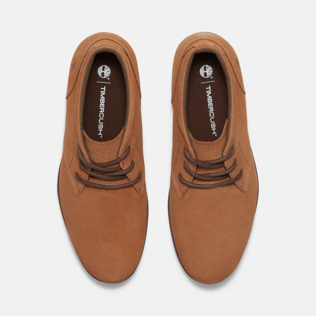 TIMBERLAND Men's Britton Square Mid Rust Suede - Image 3