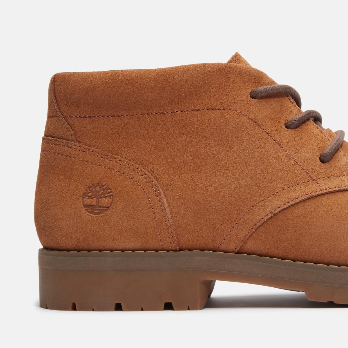TIMBERLAND Men's Britton Square Mid Rust Suede - Image 7