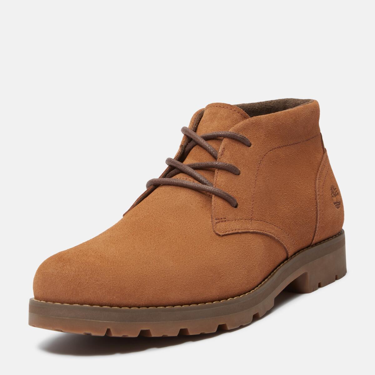 TIMBERLAND Men's Britton Square Mid Rust Suede - Image 9