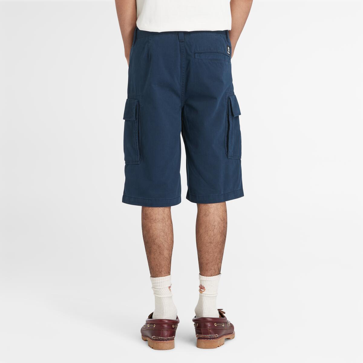 TIMBERLAND Men's Brookline Twill Cargo Short Dark Sapphire - Image 3