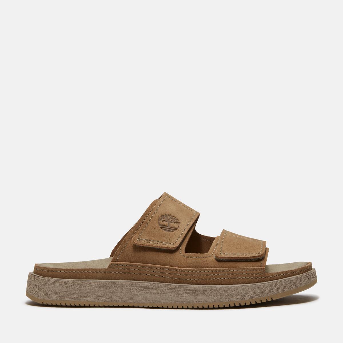 TIMBERLAND Men's Casco Cove Slide Medium Beige Suede - Image 1
