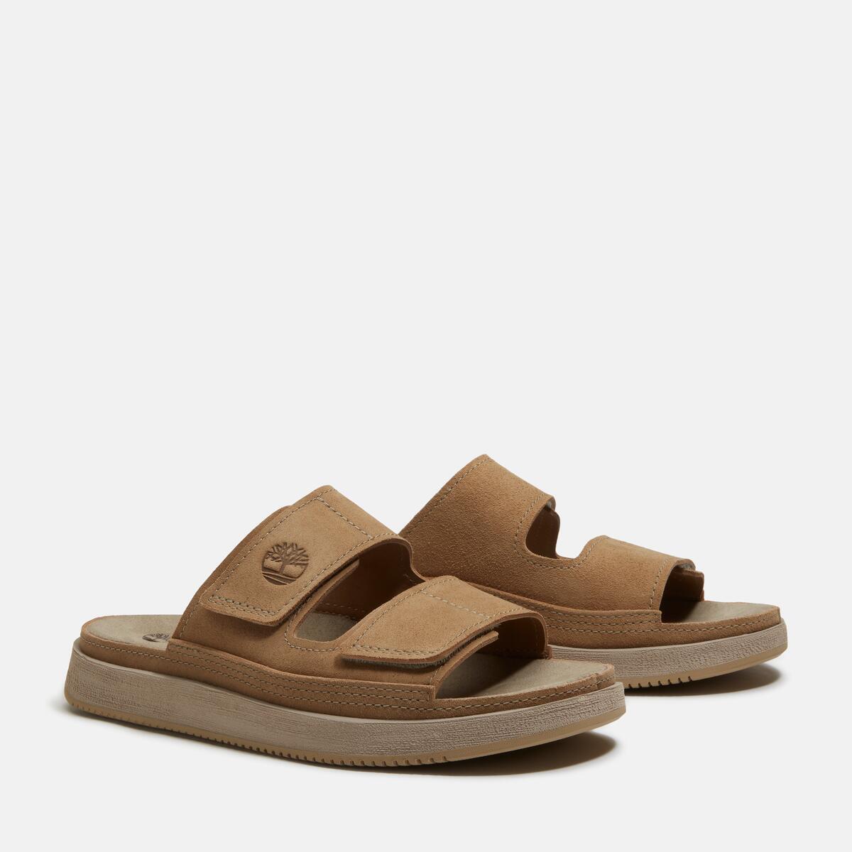 TIMBERLAND Men's Casco Cove Slide Medium Beige Suede - Image 2