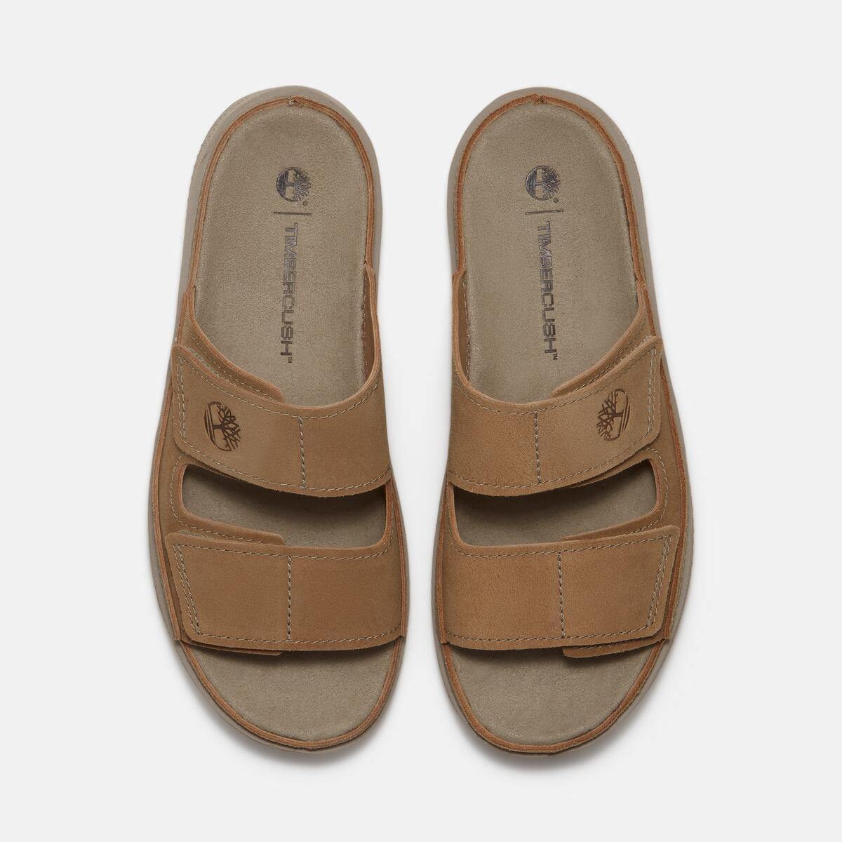 TIMBERLAND Men's Casco Cove Slide Medium Beige Suede - Image 4