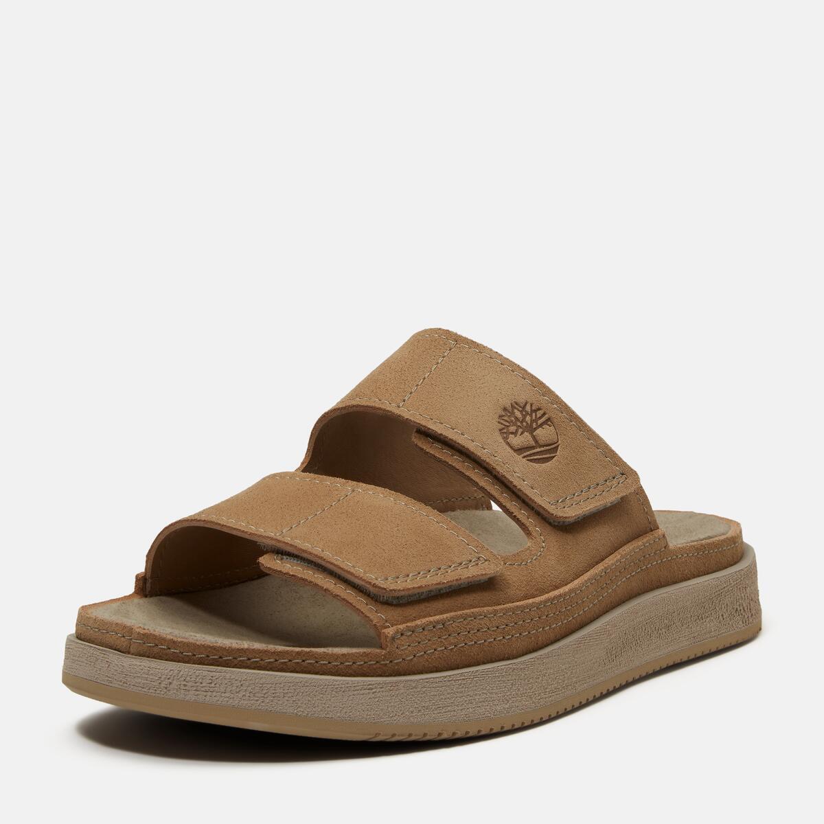 TIMBERLAND Men's Casco Cove Slide Medium Beige Suede - Image 8
