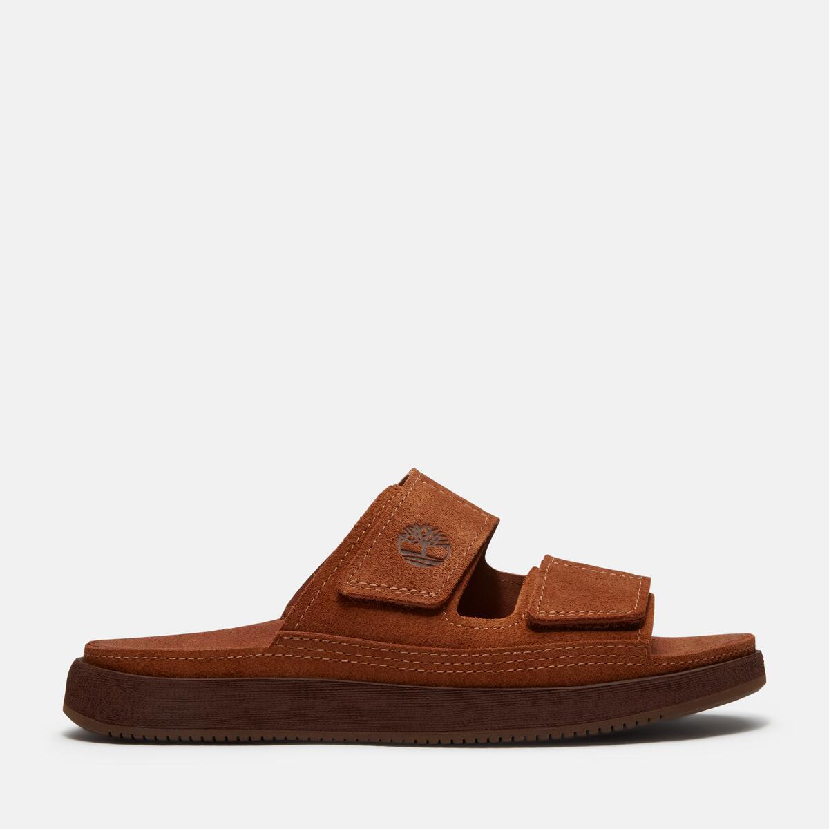 TIMBERLAND Men's Casco Cove Slide Medium Brown Suede - Image 1