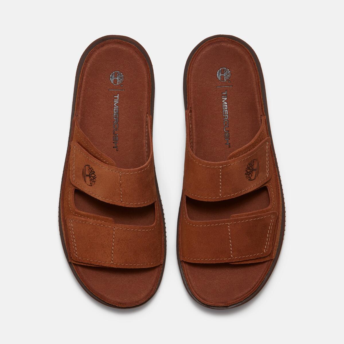 TIMBERLAND Men's Casco Cove Slide Medium Brown Suede - Image 3