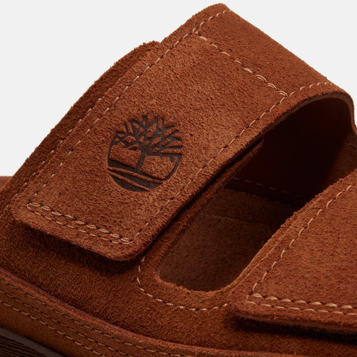 TIMBERLAND Men's Casco Cove Slide Medium Brown Suede - Image 7