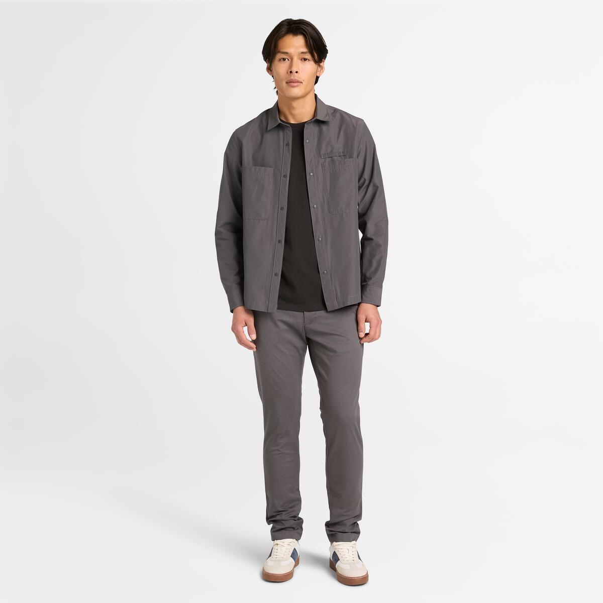 TIMBERLAND Men's Claremont Chino Pant (Slim Fit) Blackened Pearl - Image 2