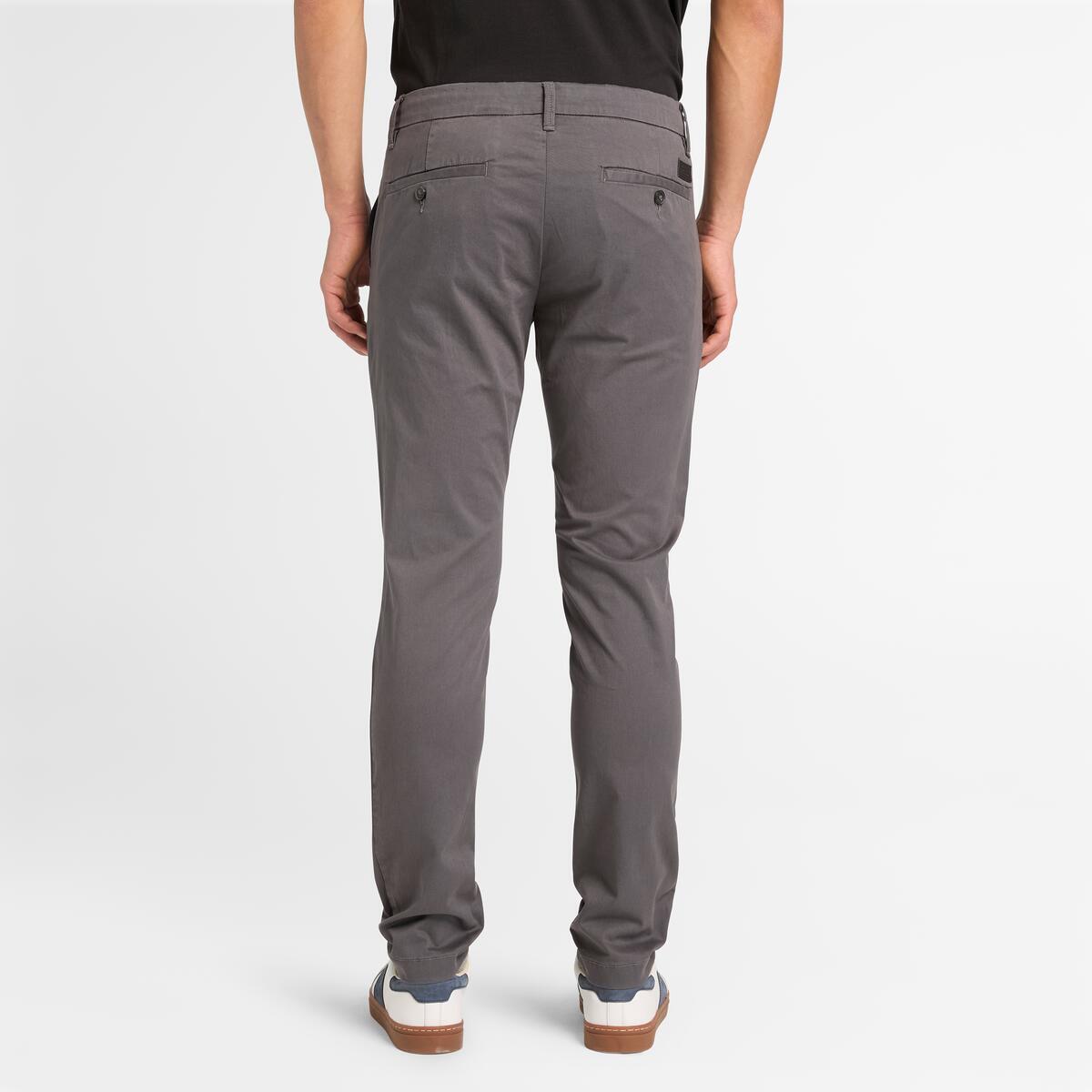 TIMBERLAND Men's Claremont Chino Pant (Slim Fit) Blackened Pearl - Image 3