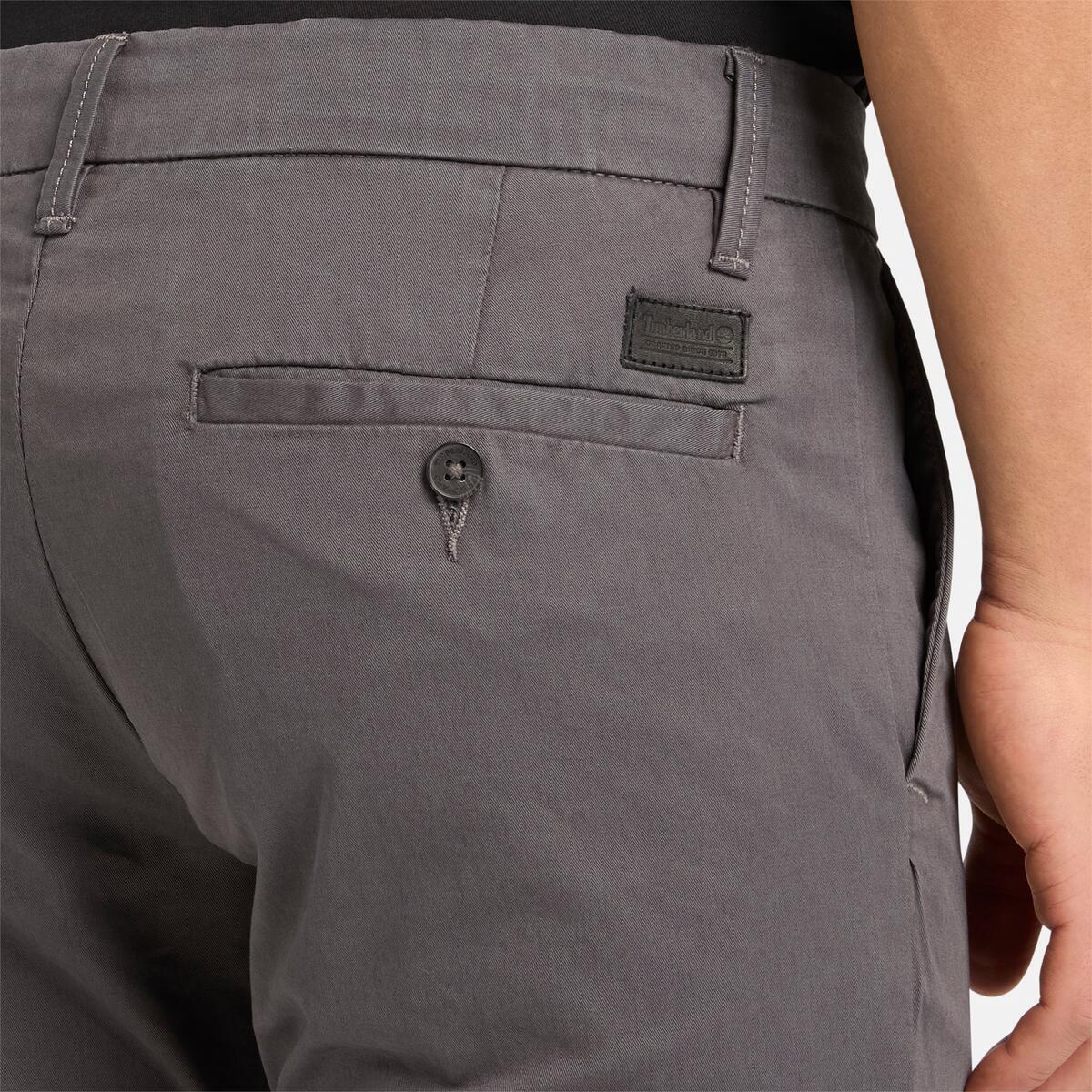 TIMBERLAND Men's Claremont Chino Pant (Slim Fit) Blackened Pearl - Image 4