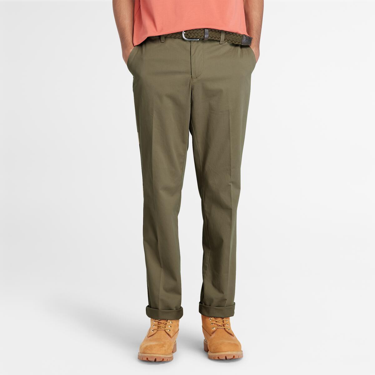 TIMBERLAND Mens Claremont Chino Pant (Straight Fit) Green - Image 1