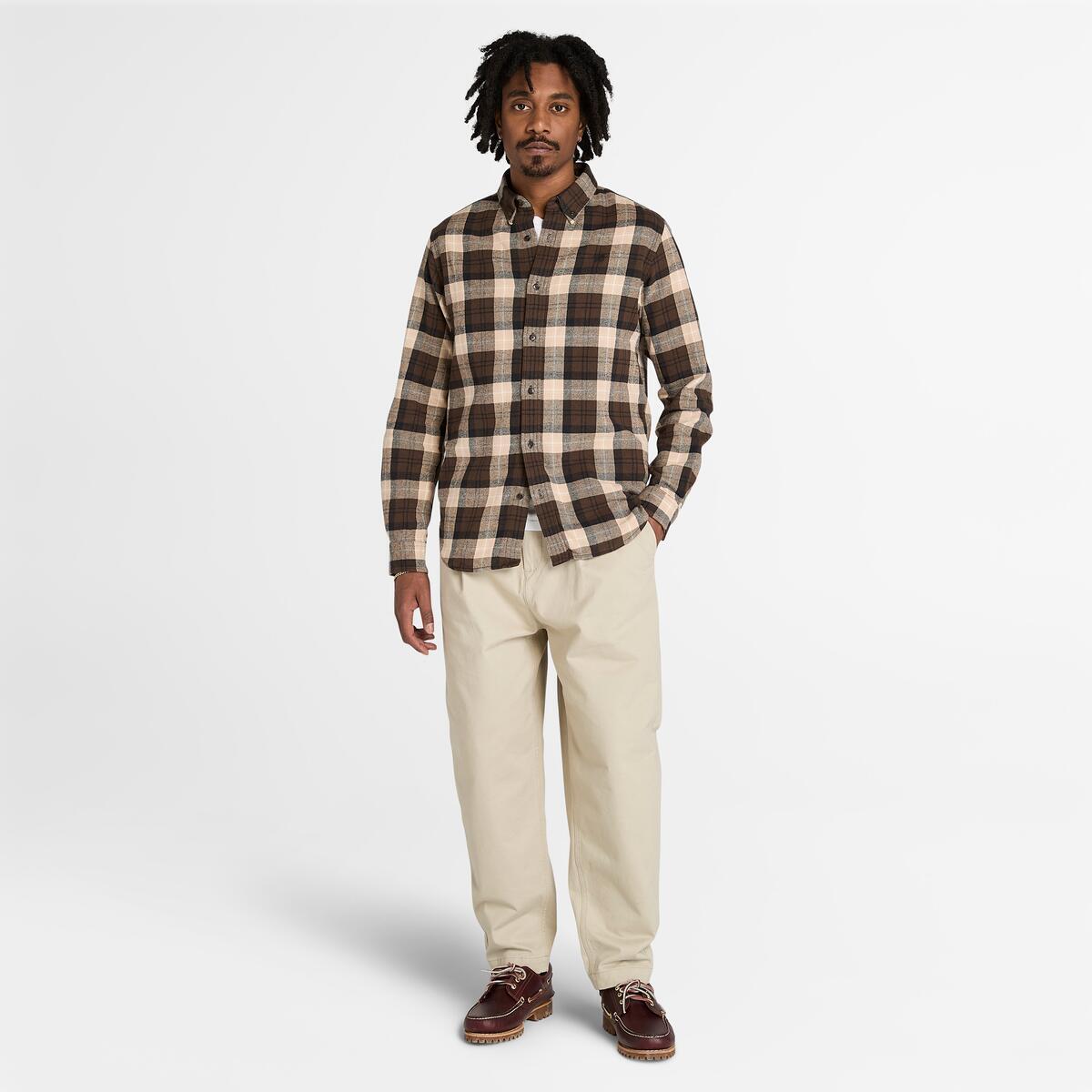 TIMBERLAND Men's Claremont Pleated Pants Island Fossil - Image 2