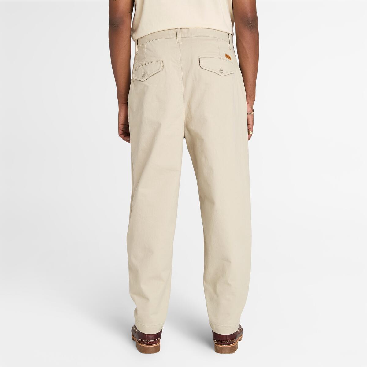 TIMBERLAND Men's Claremont Pleated Pants Island Fossil - Image 3