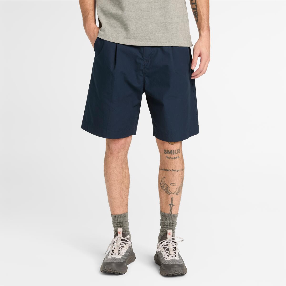 TIMBERLAND Men's Claremont Poplin Chino Shorts Dark Sapphire - Image 2