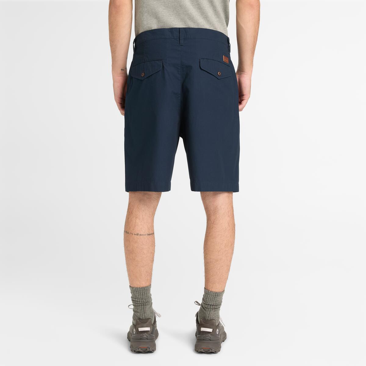 TIMBERLAND Men's Claremont Poplin Chino Shorts Dark Sapphire - Image 1