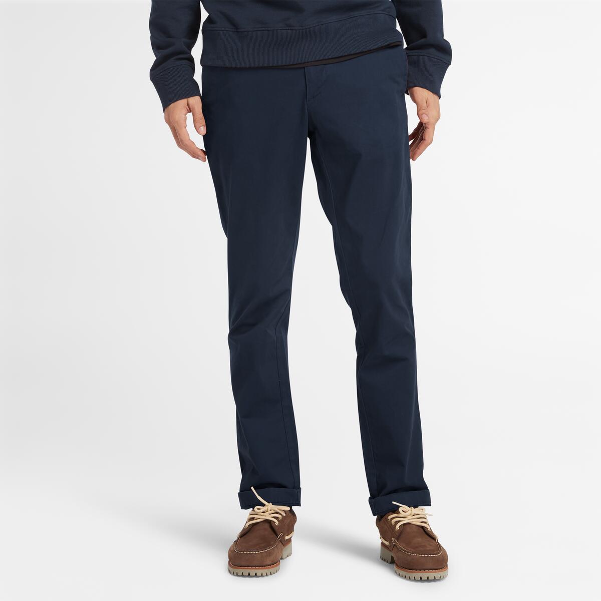 TIMBERLAND Mens Claremont Slim Chino Pant Dark Sapphire - Image 1