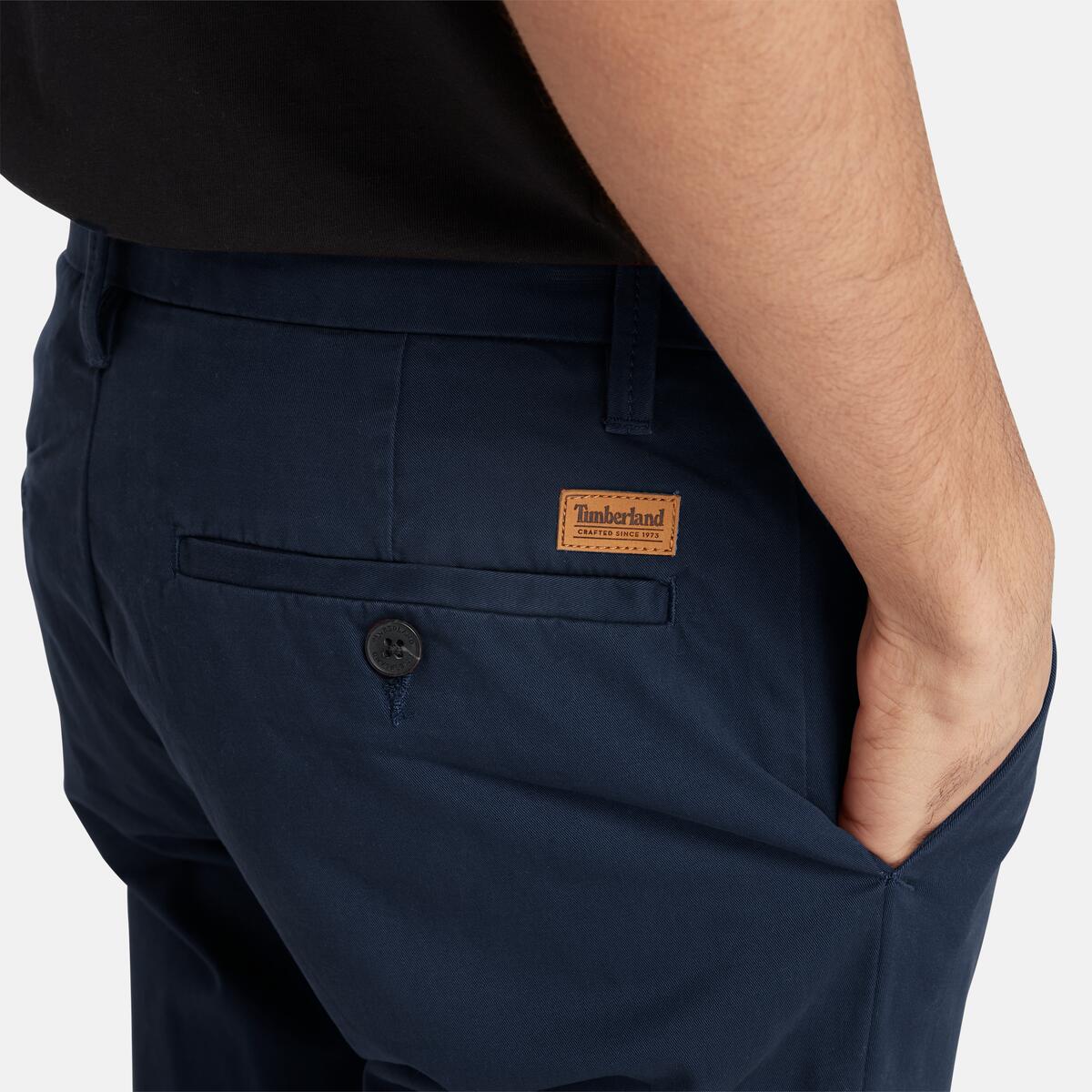 TIMBERLAND Mens Claremont Slim Chino Pant Dark Sapphire - Image 4