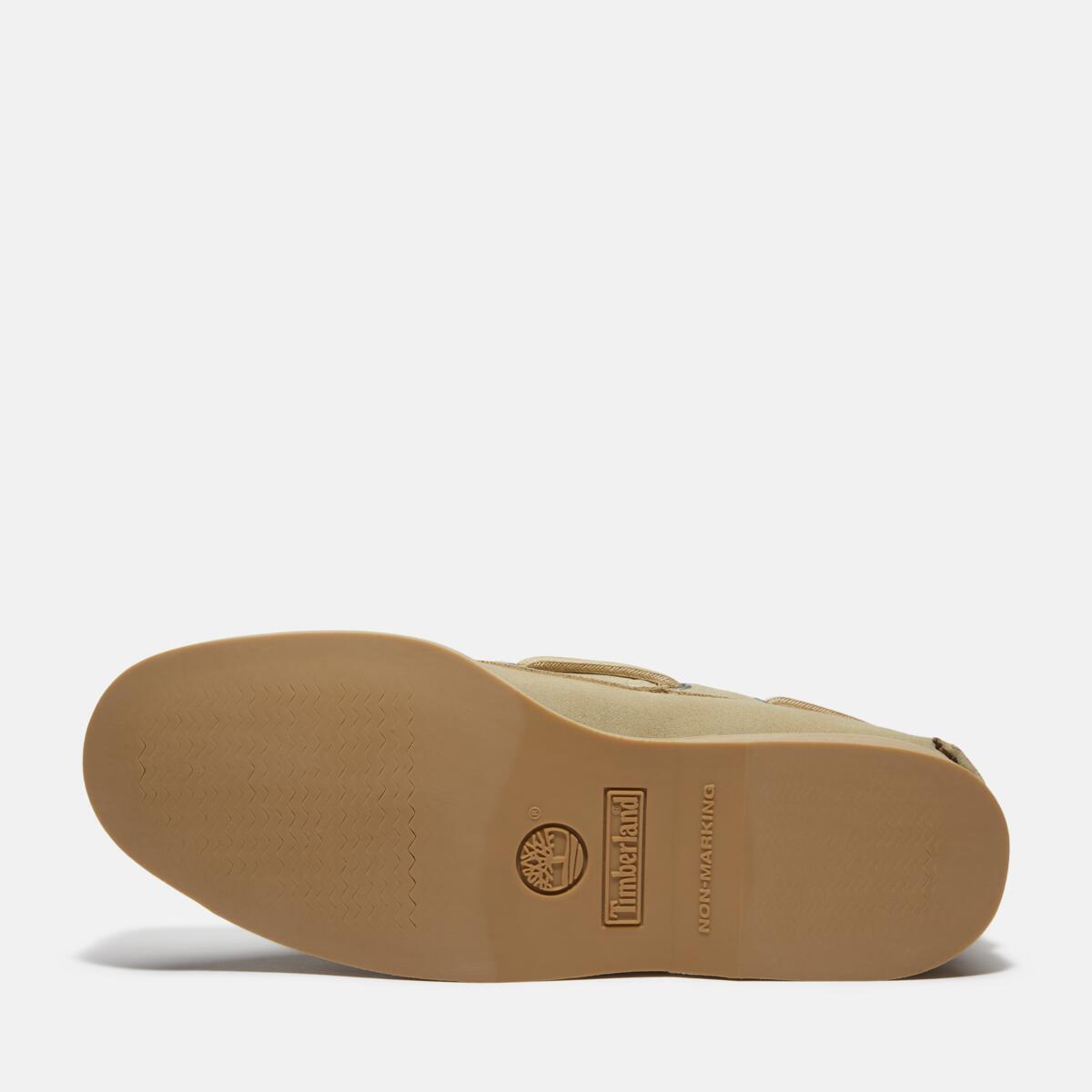 TIMBERLAND Men's Classic 2-Eye Boat Shoe Light Green Suede - Image 4