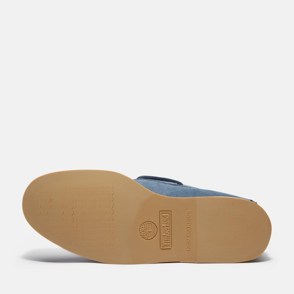 TIMBERLAND Men's Classic 2-Eye Boat Shoe Medium Blue Suede - Image 4