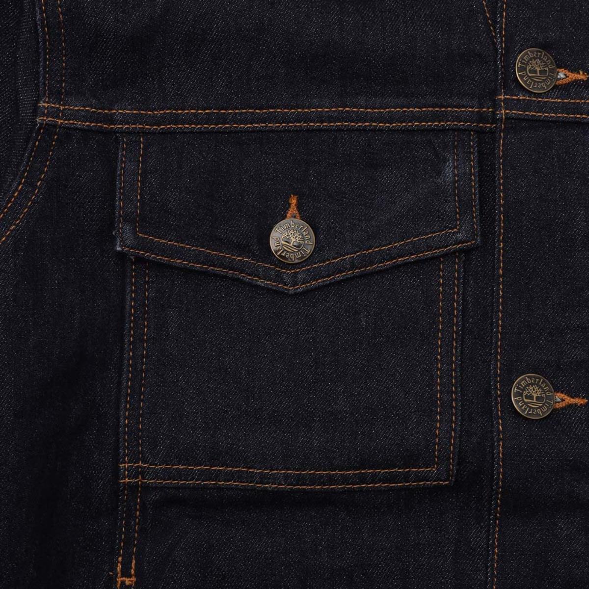 TIMBERLAND Men's Denim Jacket Midnight Indigo - Image 7