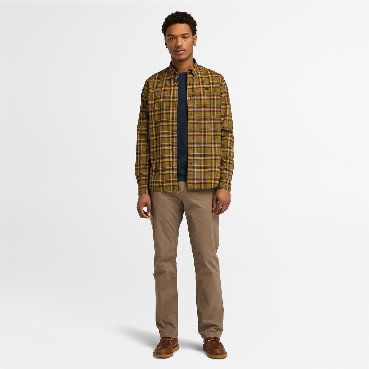 TIMBERLAND Men's Dunstan River Jersey Crew Tee Dark Sapphire-Dark Denim - Image 2