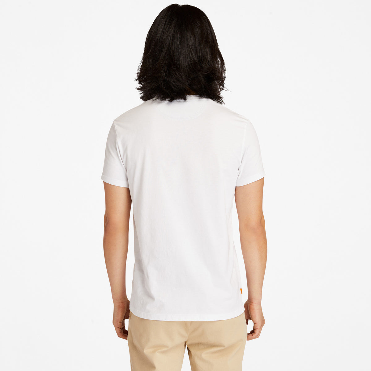 TIMBERLAND Men's Dunstan River Jersey Crew Tee White - Image 2