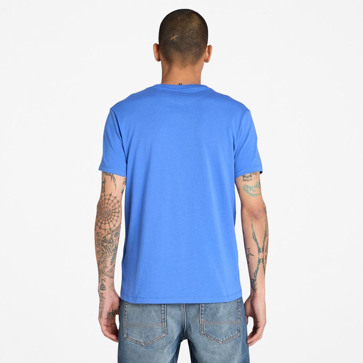 TIMBERLAND Men's Dunstan River Jersey Tee Amparo Blue - Image 3