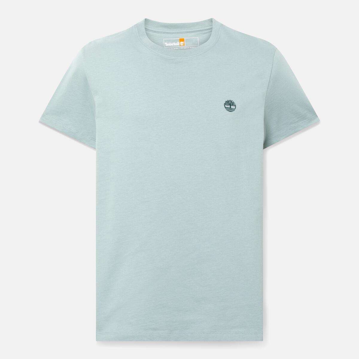 TIMBERLAND Men's Dunstan River Jersey Tee Silver Blue - Image 5