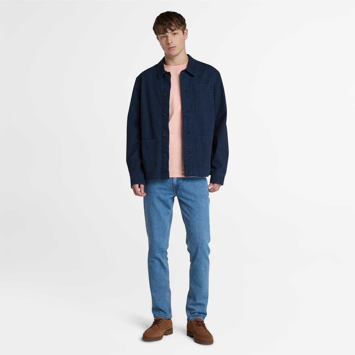 TIMBERLAND Men's Dunstan River Jersey Tee Tropical Peach - Image 2