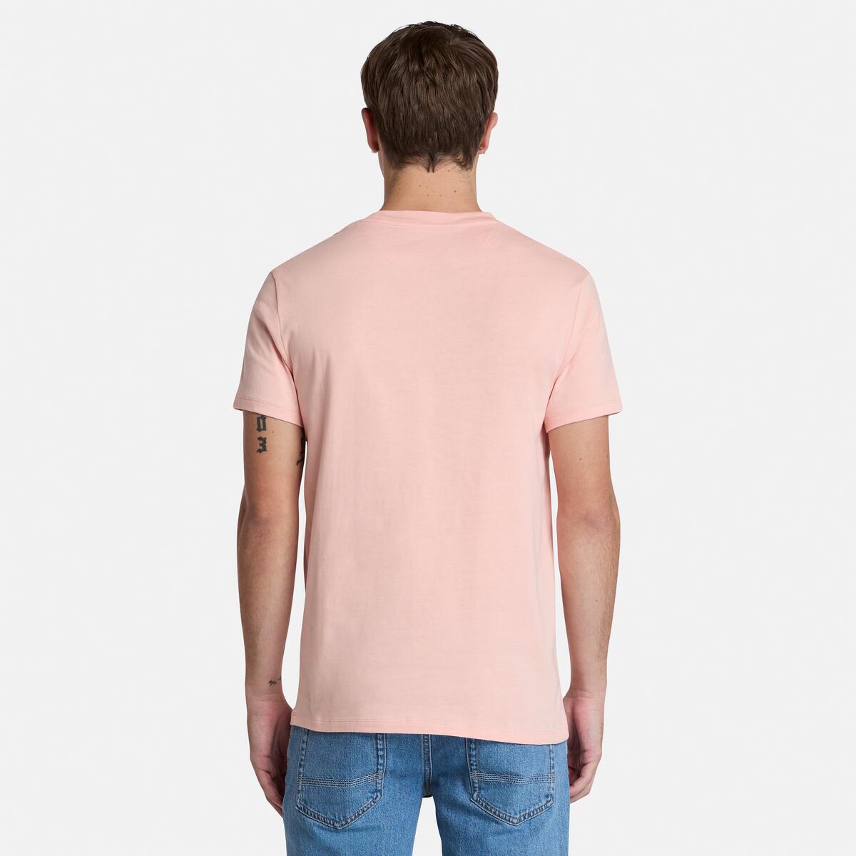 TIMBERLAND Men's Dunstan River Jersey Tee Tropical Peach - Image 4