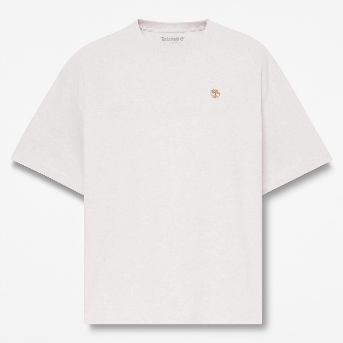 TIMBERLAND Men's Dunstan River Tee Light Oatmeal Heath - Image 5