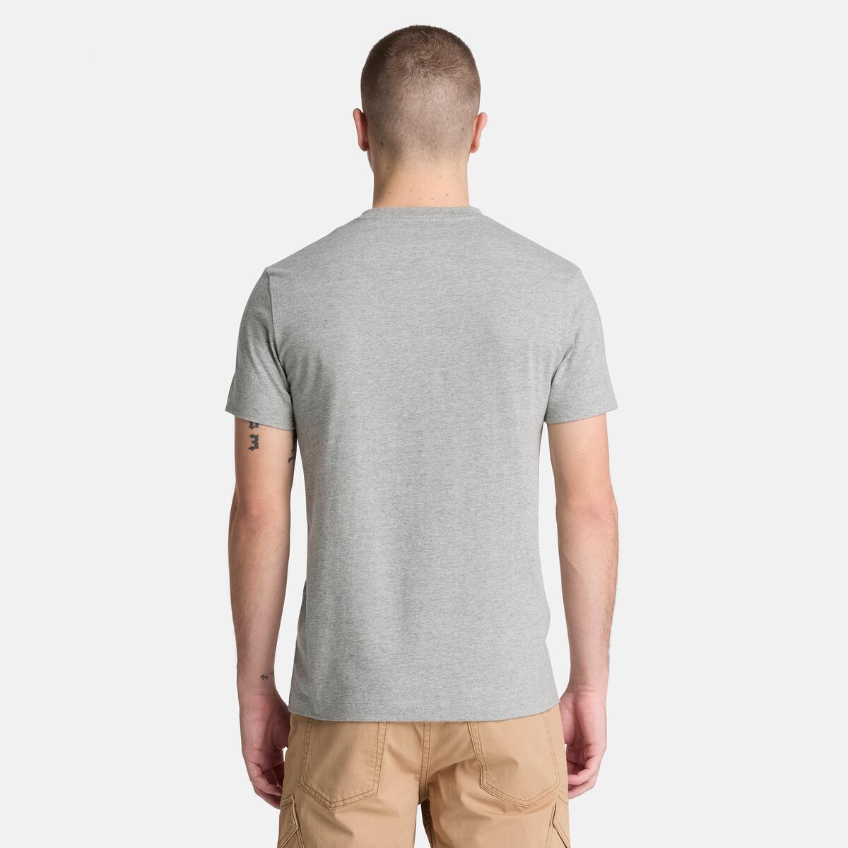TIMBERLAND Men's Dunstan River Tee Medium Grey Heather - Image 3