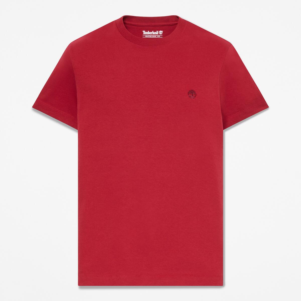 TIMBERLAND Men's Dunstan River Tee Rhythmic Red - Image 5