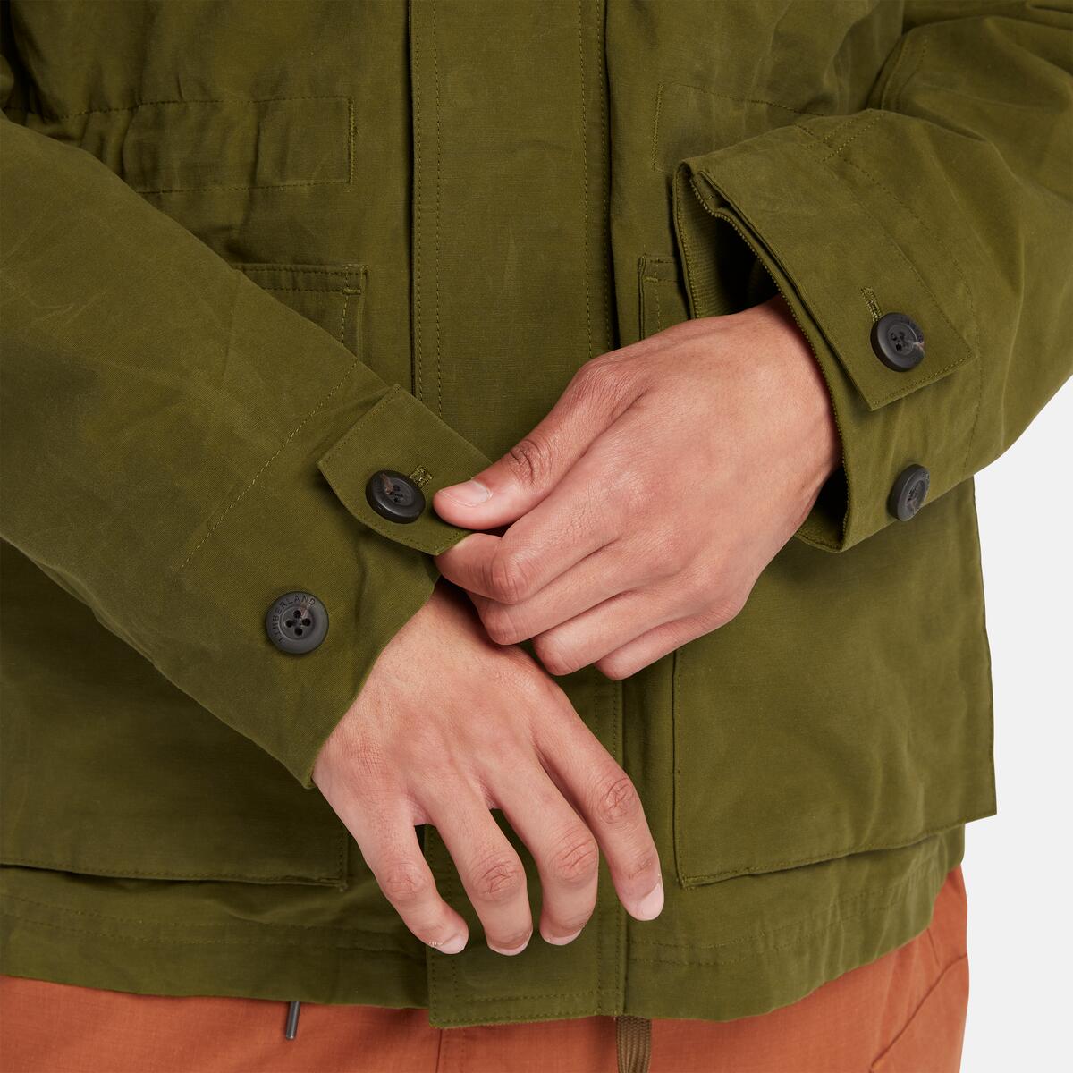 TIMBERLAND Men's DWR Abington Field Jacket Dark Olive - Image 4