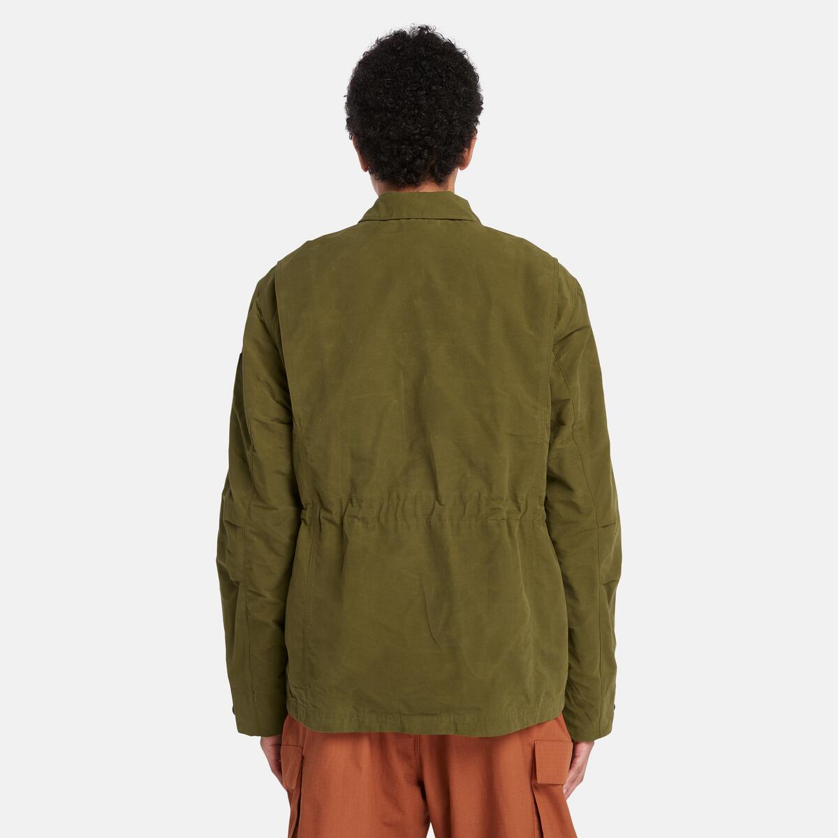 TIMBERLAND Men's DWR Abington Field Jacket Dark Olive - Image 6
