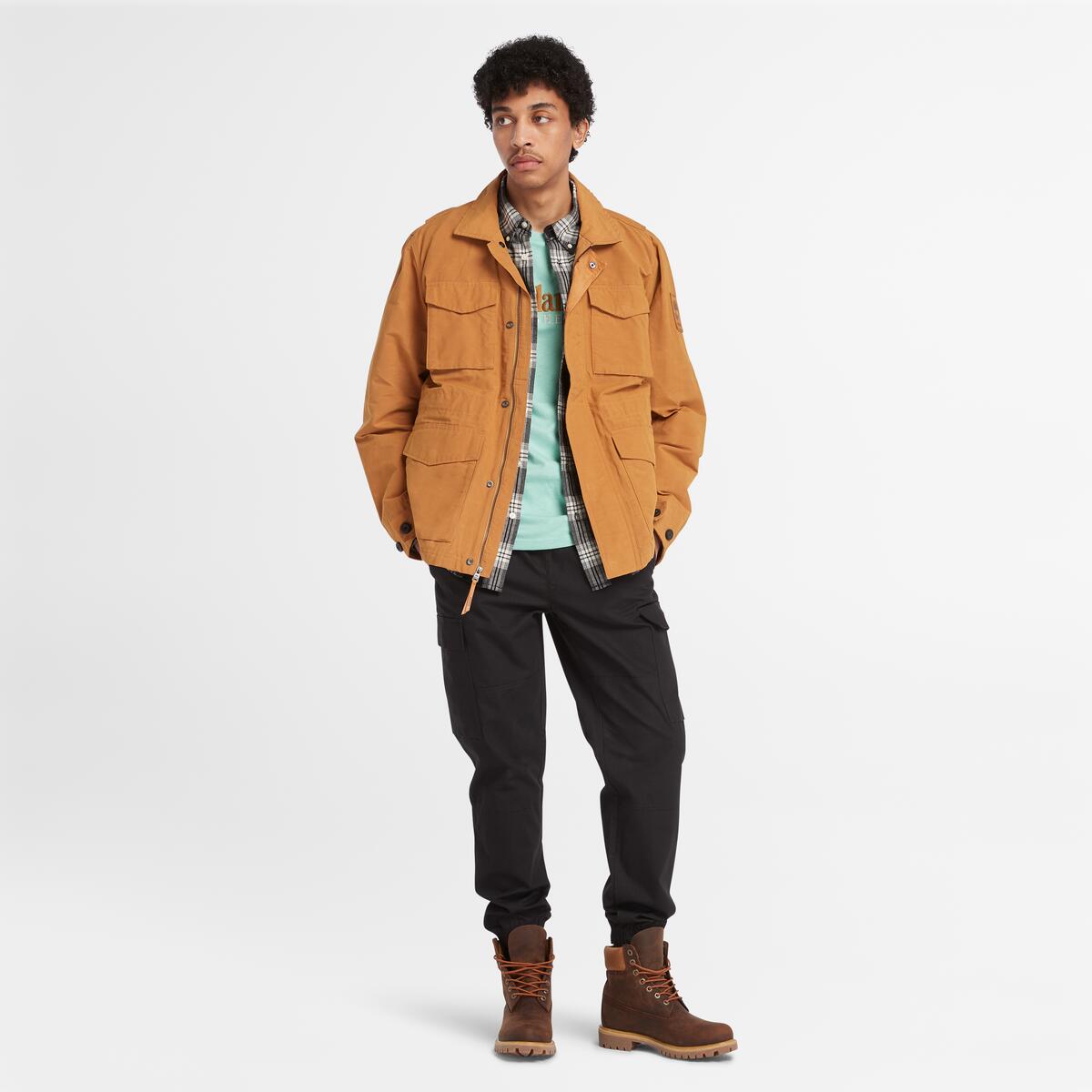 TIMBERLAND Men's DWR Abington Field Jacket Wheat Boot - Image 2