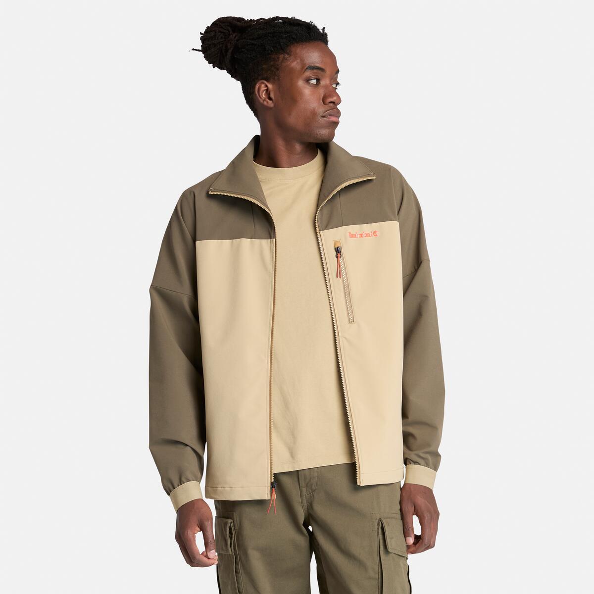 TIMBERLAND Men's DWR Softshell Jacket Leaf Green - Image 1