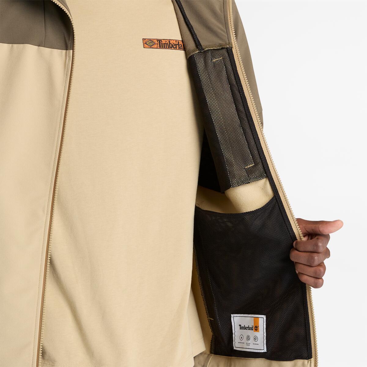 TIMBERLAND Men's DWR Softshell Jacket Leaf Green - Image 3