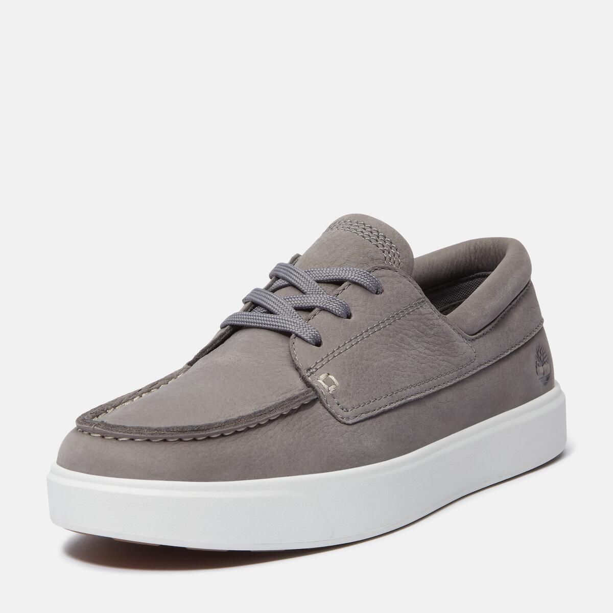 TIMBERLAND Men's Emerson Street Low Medium Grey Nubuck - Image 9