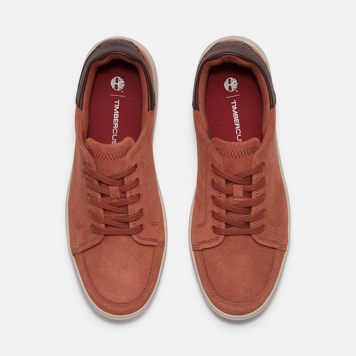 TIMBERLAND Men's Emerson Street Low Rust Suede - Image 3