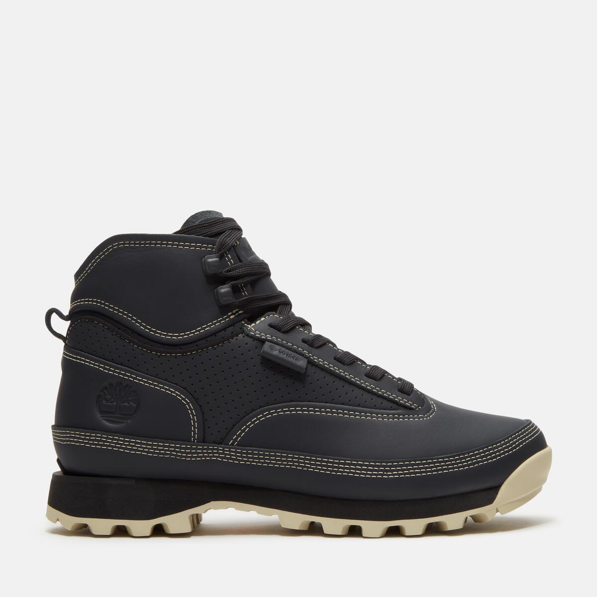 TIMBERLAND Men's Euro Hiker Goretex Mid Black Full Grain - Image 1