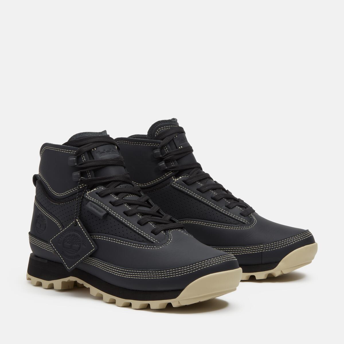 TIMBERLAND Men's Euro Hiker Goretex Mid Black Full Grain - Image 5