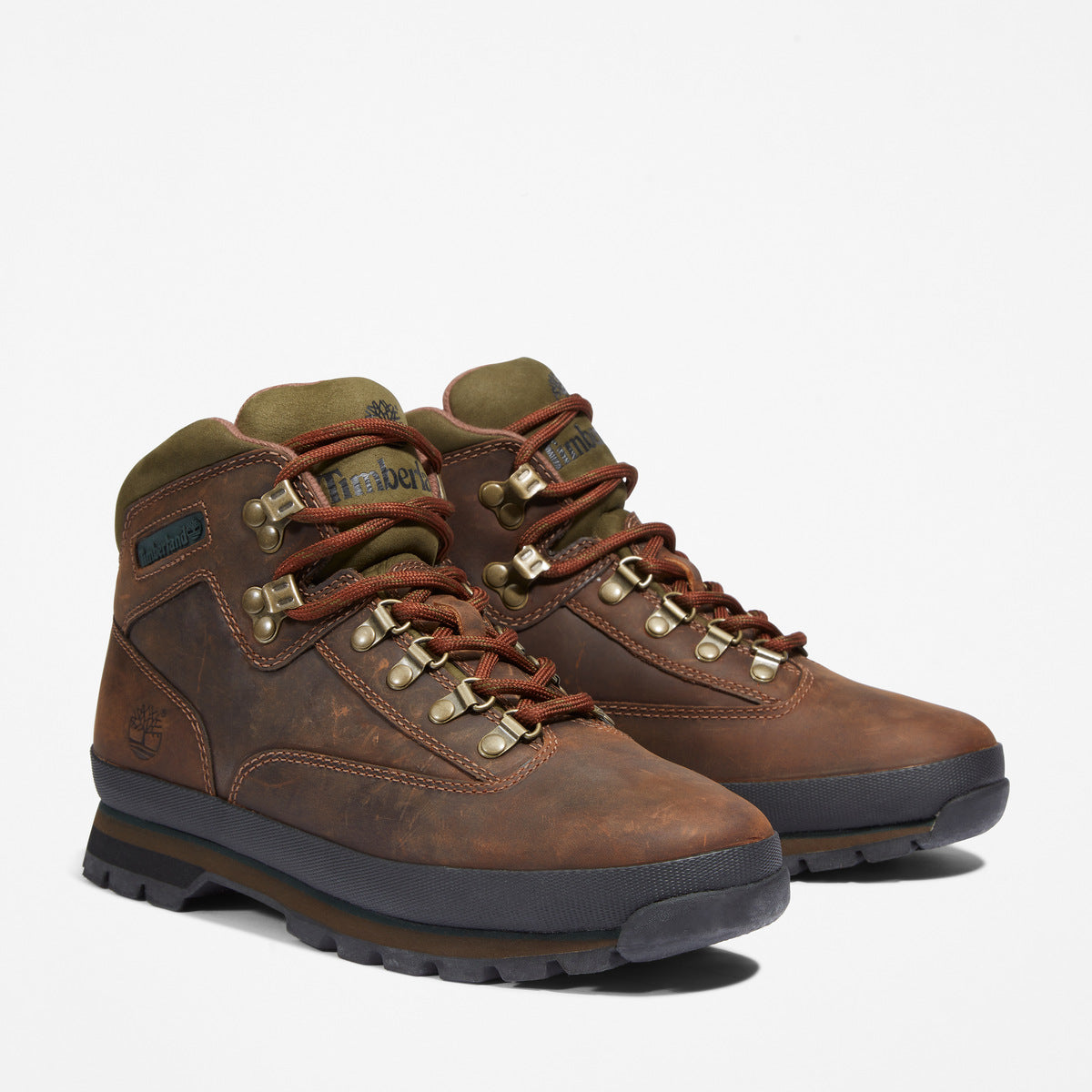 TIMBERLAND Men's Euro Hiker Mid Brown - Image 7