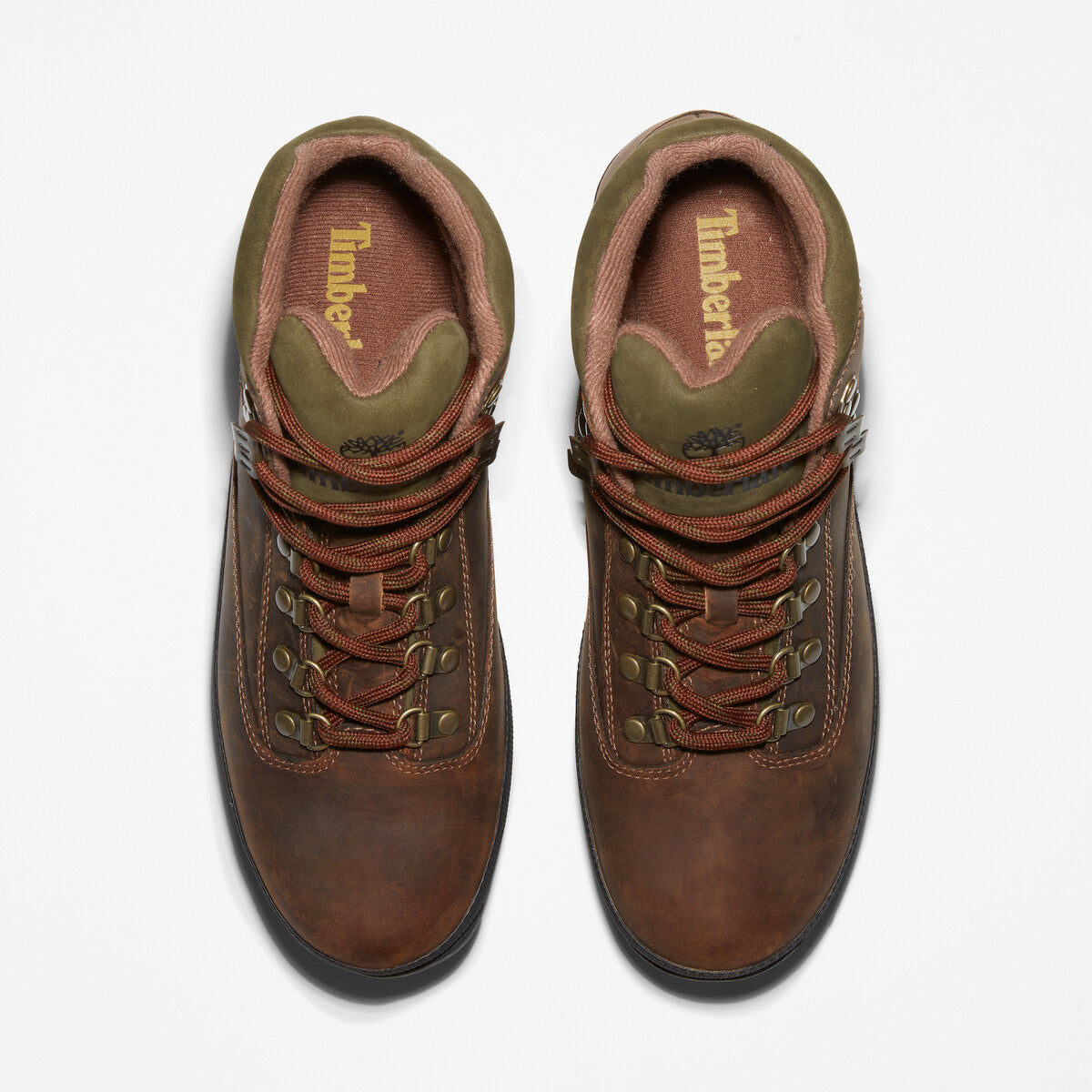 TIMBERLAND Men's Euro Hiker Mid Brown - Image 9