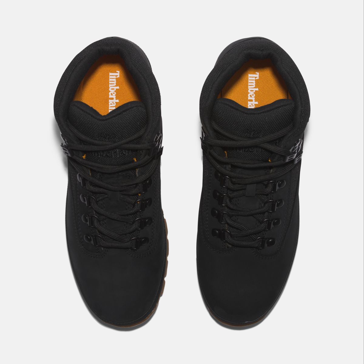 TIMBERLAND Men's Euro Hiker Mid Black Nubuck - Image 2