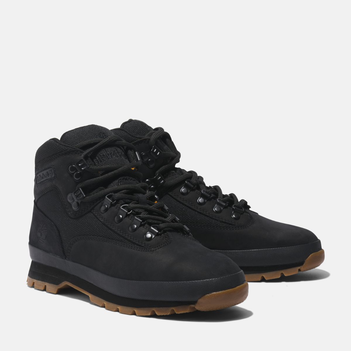 TIMBERLAND Men's Euro Hiker Mid Black Nubuck - Image 4