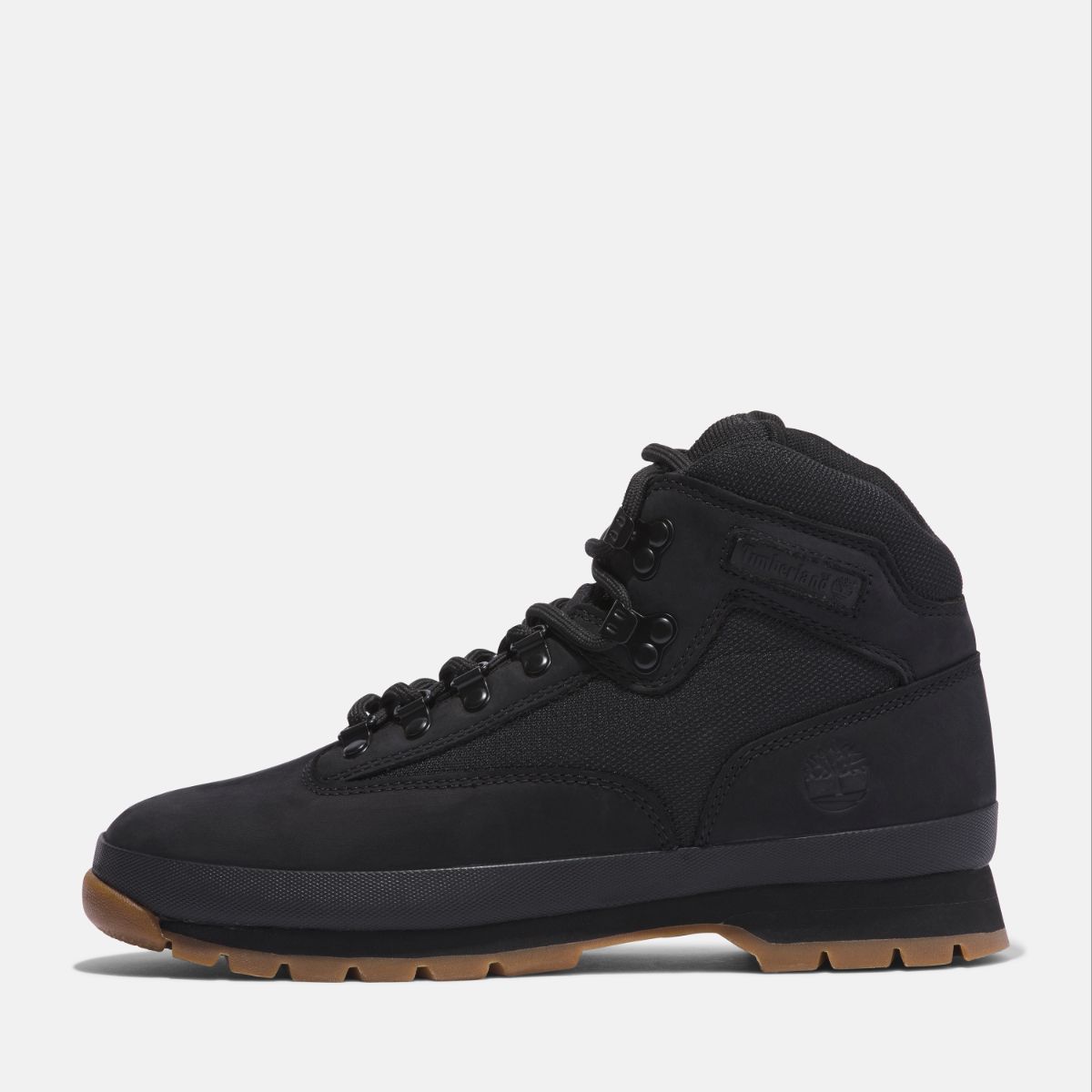TIMBERLAND Men's Euro Hiker Mid Black Nubuck - Image 6